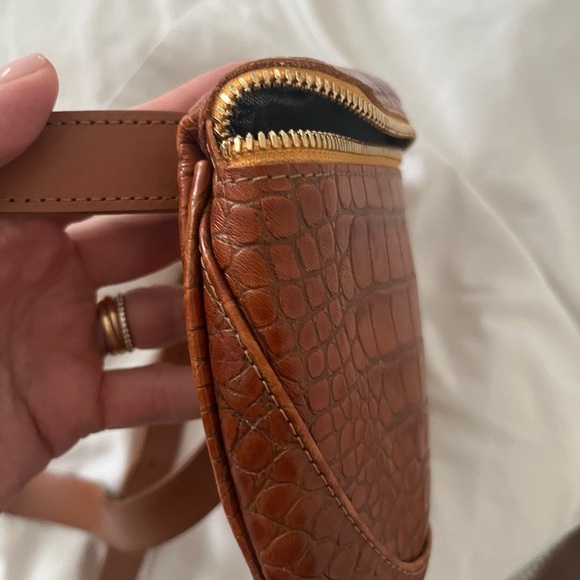 ✨CLARE V.✨Cuoio Autumn Croco Fanny Pack - Picture 8 of 12